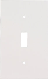 M-D 03434 Series Wallplate Sealer, For: Standard 1-Gang Switch Plates, Foam, White